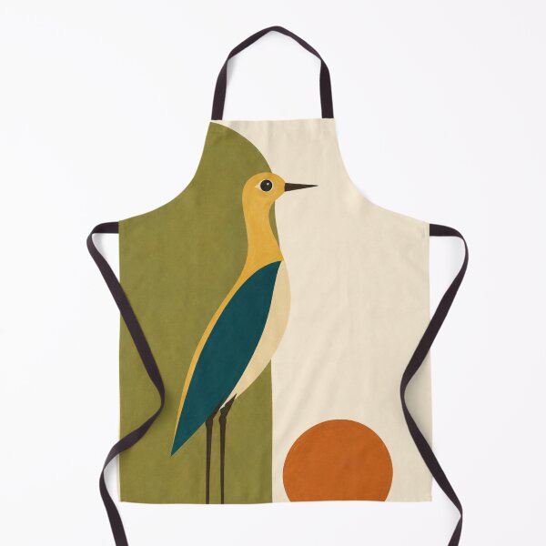 Item preview, Retro 70s Mid Century Bauhaus Crane Bird Print designed and sold by Filora Atelier | Bird Art.