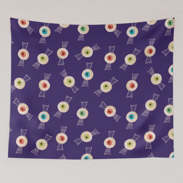 Item preview, Eyeballs Gummy Candy Pattern designed and sold by studiodrchicken.