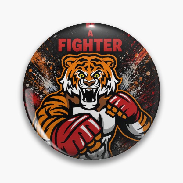Item preview, Be a Fighter | Fierce Tiger MMA Motivation designed and sold by Fei Long Design Hub.