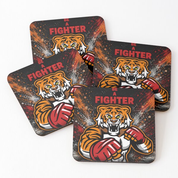 Item preview, Be a Fighter | Fierce Tiger MMA Motivation designed and sold by Fei Long Design Hub.