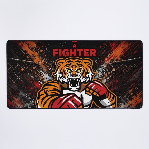 Item preview, Be a Fighter | Fierce Tiger MMA Motivation designed and sold by Fei Long Design Hub.