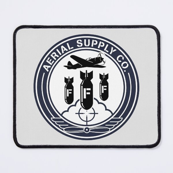 Item preview, Dropping F Bombs - Aerial Supply Company Logo designed and sold by ThreadRiotTees.