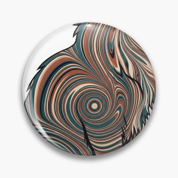 Item preview, Maine Coon Cat Ink Marbling Illustration Design designed and sold by Ninjacatoff.