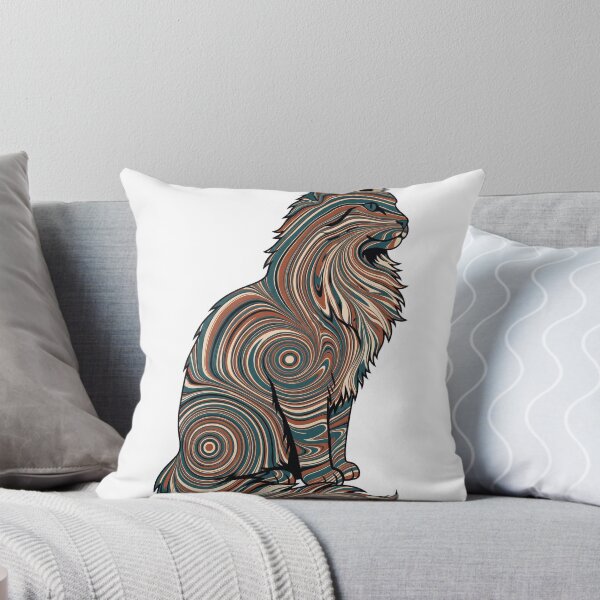 Item preview, Maine Coon Cat Ink Marbling Illustration Design designed and sold by Ninjacatoff.