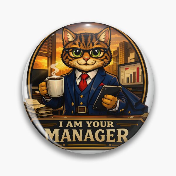 Item preview, Cute Cat Manager designed and sold by ZiemSynd.