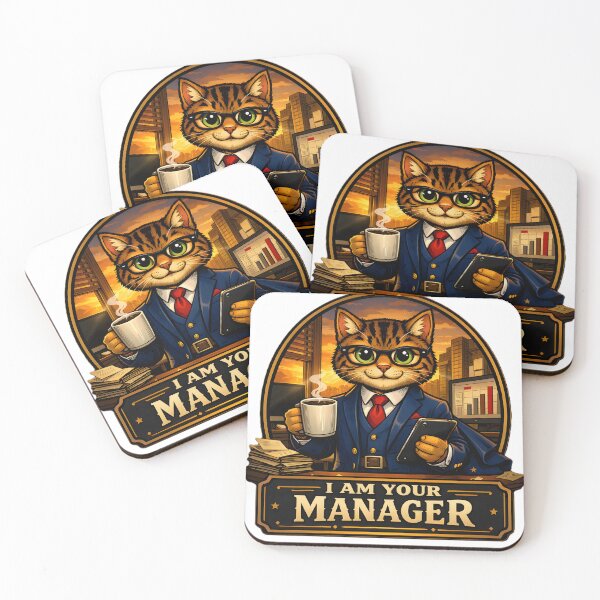 Item preview, Cute Cat Manager designed and sold by ZiemSynd.