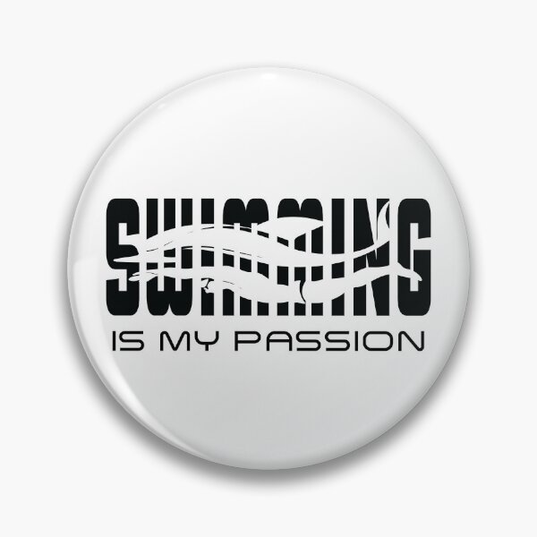 Item preview, Swimming Is My Passion Wave designed and sold by N72 Heritage.