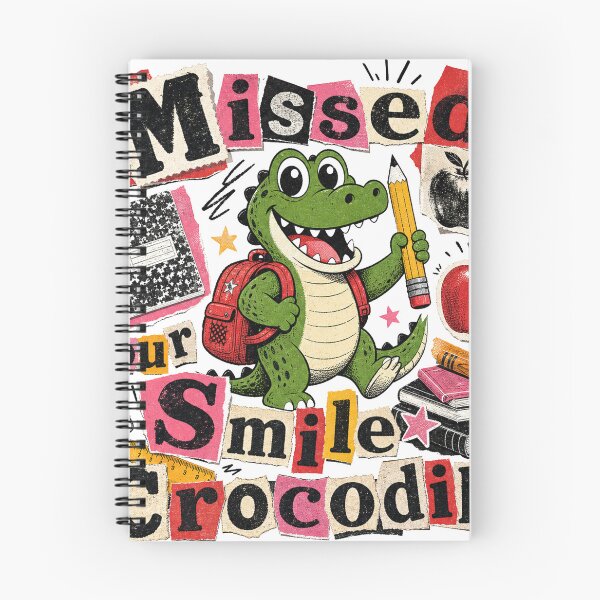 Item preview, Missed Your Smile Crocodile Shirt, Cute Back To School Teacher Tee, First Day Of School Gift, Funny Crocodile T-Shirt For Kids designed and sold by NettyDesign.