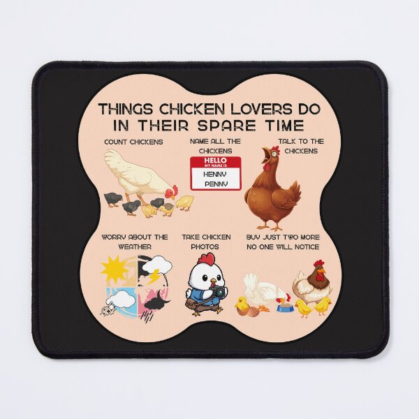 Item preview, what chicken lovers do in their spare time designed and sold by Linda Finstad.