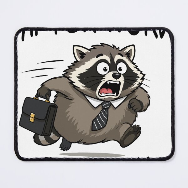 Item preview, after work jimothy corporate raccoon mem designed and sold by GlobalPrintArt.