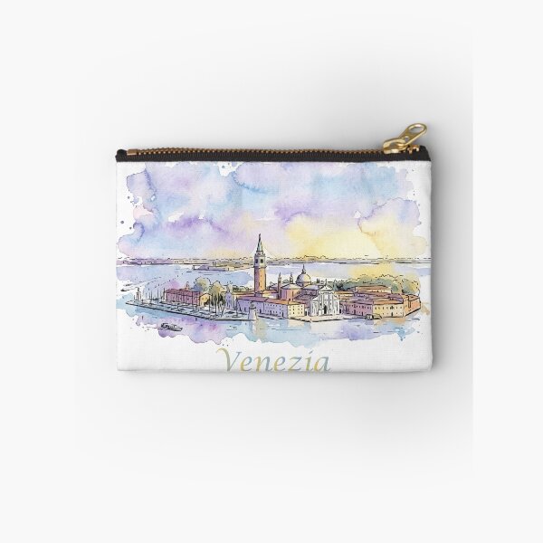 Item preview, Venice Italy San Giorgio Maggiore Island Watercolor Art designed and sold by NareArt.