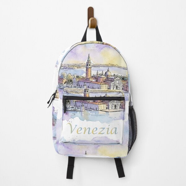 Item preview, Venice Italy San Giorgio Maggiore Island Watercolor Art designed and sold by NareArt.