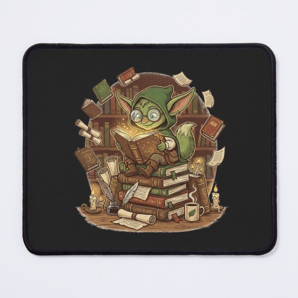 Item preview, Book Goblin Shirt Funny Fantasy Reading Lover Design Cute Book Creature Graphic for Bookworms and Library Fans designed and sold by TrebdoraCrafts.