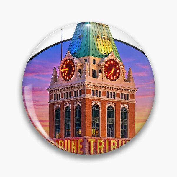 Item preview, Oakland Tribune Tower – Bay Area Landmark designed and sold by PIXEL POP DESIGNS - Beyond the Norm!.