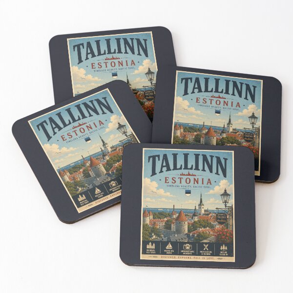 Item preview, Vintage Tallinn - Estonia Poster designed and sold by GoodOldVintage.