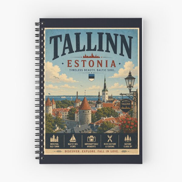 Item preview, Vintage Tallinn - Estonia Poster designed and sold by GoodOldVintage.