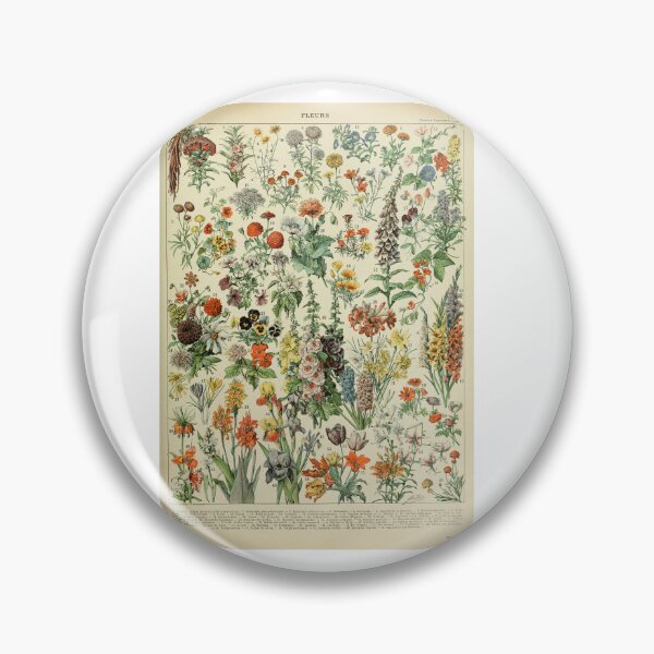 Item preview, Vintage Botanical Flowers Adolphe Millot designed and sold by TeeARTHY.