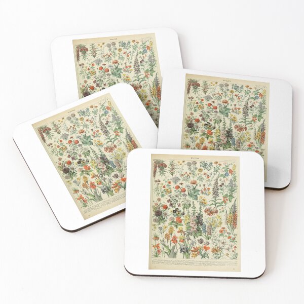 Item preview, Vintage Botanical Flowers Adolphe Millot designed and sold by TeeARTHY.