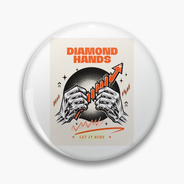 Item preview, Diamond Hands Let it Ride-Trading Meme-funny day trading gift designed and sold by Bullrunprints.