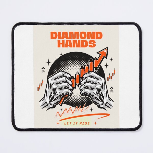 Item preview, Diamond Hands Let it Ride-Trading Meme-funny day trading gift designed and sold by Bullrunprints.