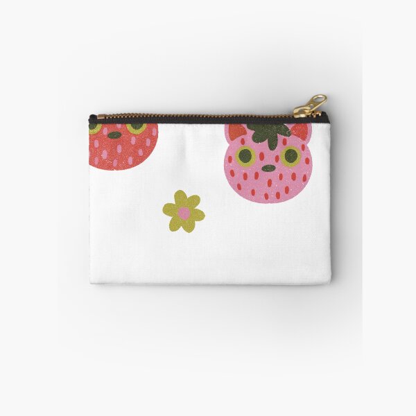 Item preview, strawberry cat sticker pack designed and sold by KitschByKate.