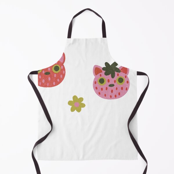 Item preview, strawberry cat sticker pack designed and sold by KitschByKate.