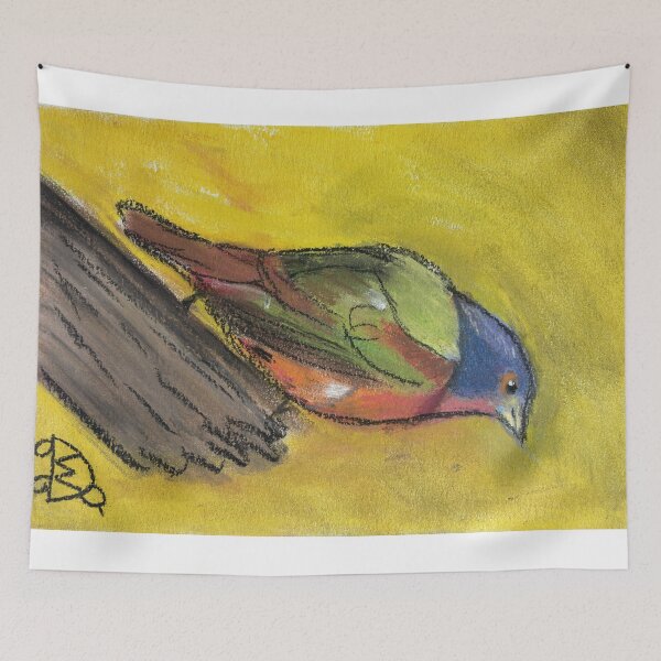 Item preview, Painted Bunting designed and sold by woodland-towers.