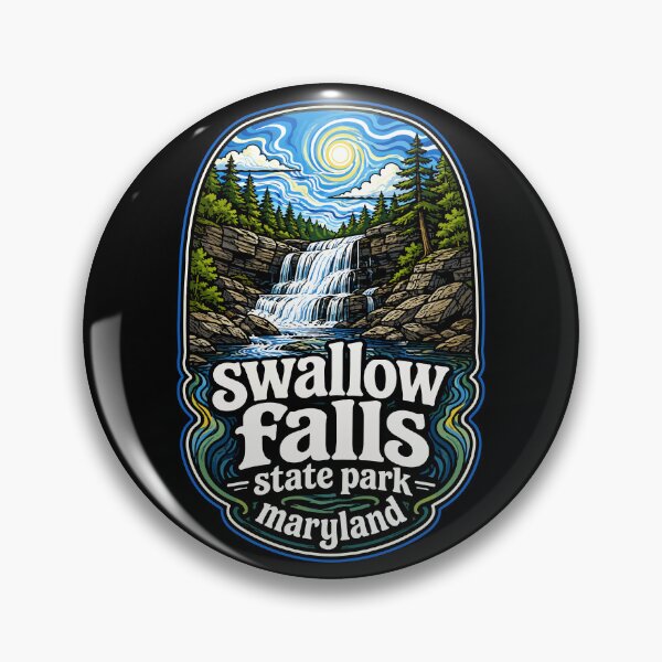 Item preview, Swallow Falls State Park Landscape  designed and sold by TomFrontierArt.