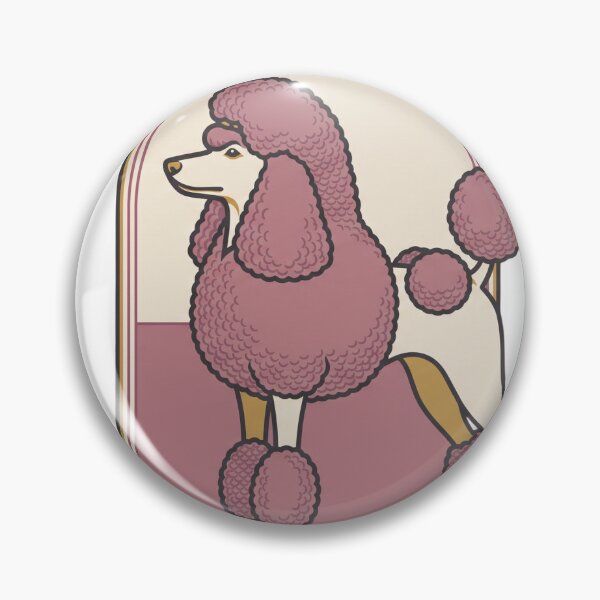Item preview, Standard Poodle Vintage Grooming Salon Illustration designed and sold by Ninjacatoff.