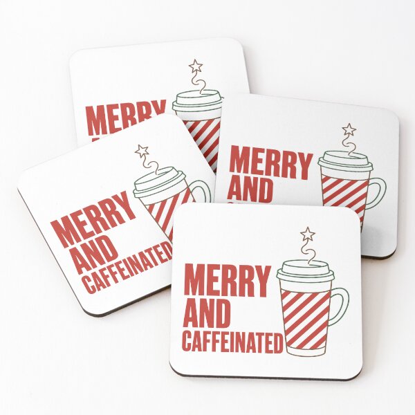 Item preview, Merry and Fully Caffeinated designed and sold by CerealBoxInk.
