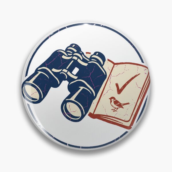 Item preview, Birdwatcher Life List Postmark Stamp Illustration designed and sold by Ninjacatoff.