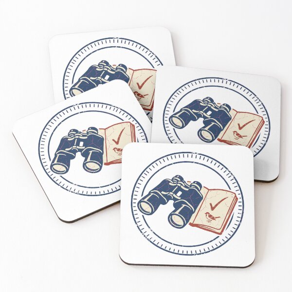 Item preview, Birdwatcher Life List Postmark Stamp Illustration designed and sold by Ninjacatoff.