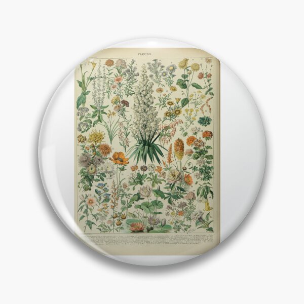 Item preview, Antique French Flora Adolphe Millot designed and sold by TeeARTHY.