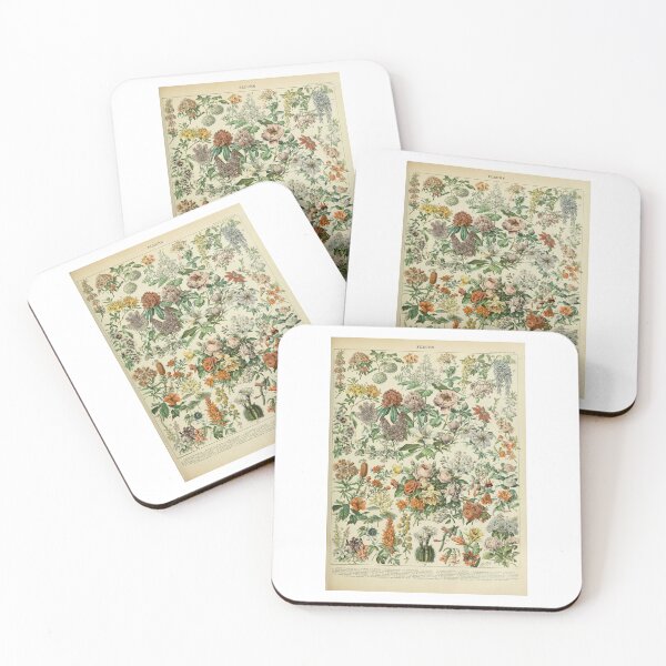 Item preview, Vintage Floral Chart  Adolphe Millot designed and sold by TeeARTHY.