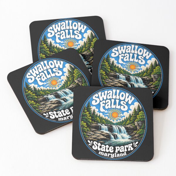 Item preview, Swallow Falls State Park Landscape Trippy designed and sold by TomFrontierArt.