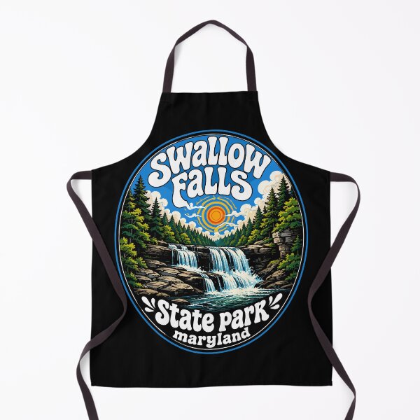 Item preview, Swallow Falls State Park Landscape Trippy designed and sold by TomFrontierArt.