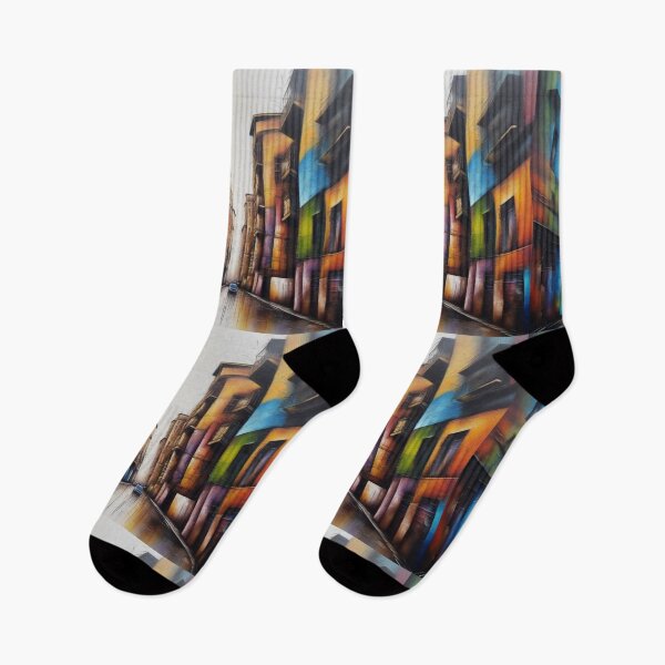 Item preview, Colored City street art designed and sold by JALNERVION SHOP.