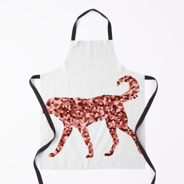 Item preview, Red Mosaic Dog Silhouette Art designed and sold by DymondDesigns.