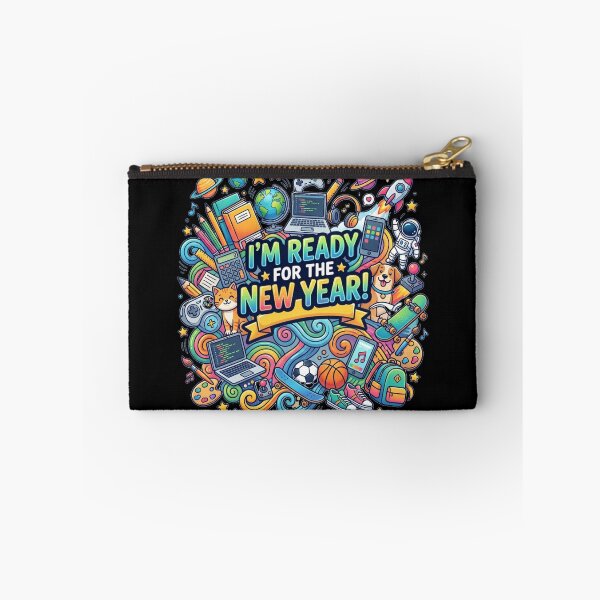 Item preview, I’m Ready for the New Year Shirt | Back to School Graphic Tee | Colorful Student Y2K School Spirit Design designed and sold by QueenStore-USA.