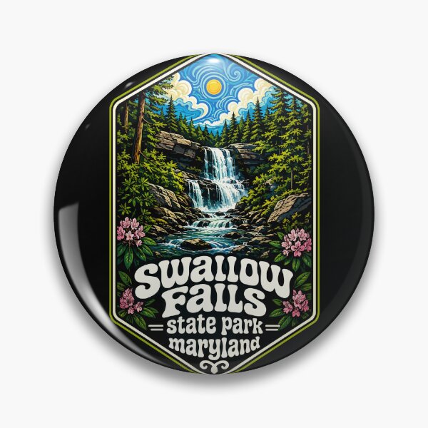 Item preview, Swallow Falls State Park Maryland Landscape Travel designed and sold by TomFrontierArt.