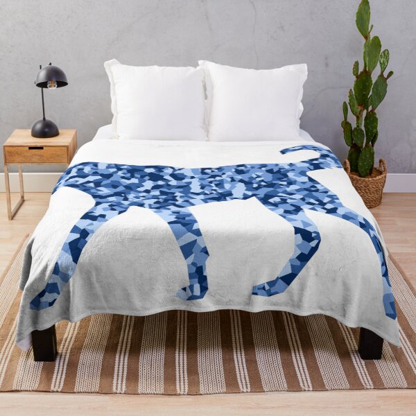 Item preview, Blue Mosaic Dog Silhouette Art designed and sold by DymondDesigns.