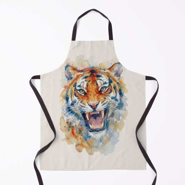 Item preview, Roaring Tiger Watercolor, Bared Fangs designed and sold by caracatita75.