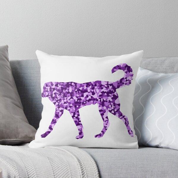 Item preview, Purple Mosaic Dog Silhouette Art designed and sold by DymondDesigns.