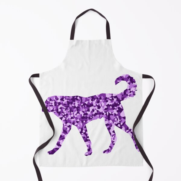 Item preview, Purple Mosaic Dog Silhouette Art designed and sold by DymondDesigns.