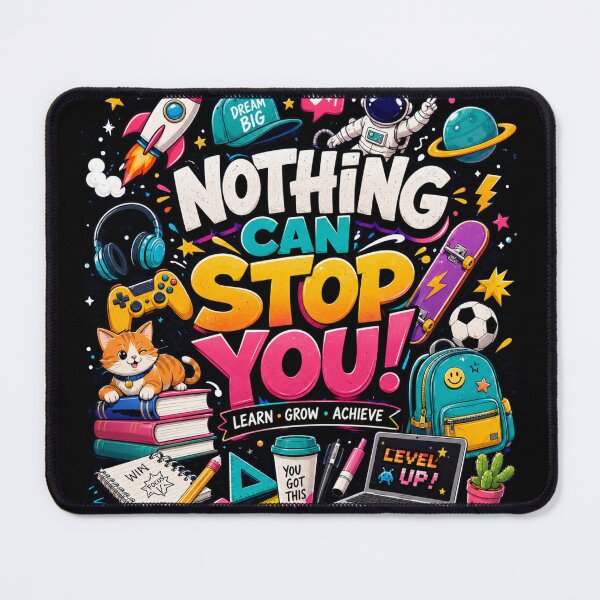 Item preview, Nothing Can Stop You Back to School Shirt | Motivational Space Graphic Tee | Cool Student School Spirit Gift designed and sold by QueenStore-USA.