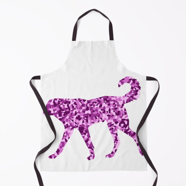 Item preview, Pink Mosaic Dog Silhouette Art designed and sold by DymondDesigns.