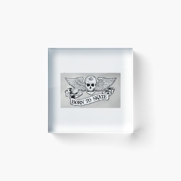 Item preview, Bts Born To Skate Skateboarding Skateboards Skeleton Hook Ups Skate Hookups Hook-Ups 90'S Vintage designed and sold by DesignDorks.