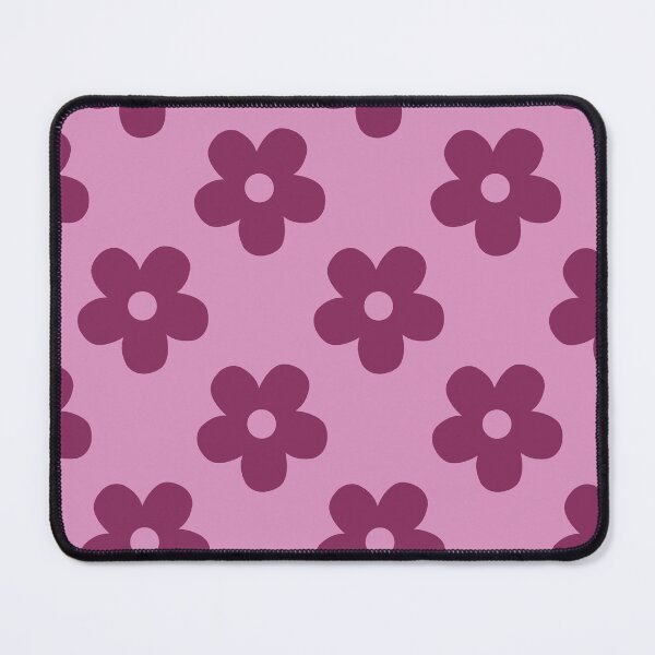 Item preview, Pink Floral Pattern | Dark Pink Flowers on Light Pink | Retro Light Pink and Magenta Floral Design | Preppy Pink Flower Pattern | Coquette Pink Daisy Flower Seamless Pattern designed and sold by VivaFy.