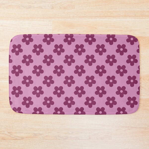 Item preview, Pink Floral Pattern | Dark Pink Flowers on Light Pink | Retro Light Pink and Magenta Floral Design | Preppy Pink Flower Pattern | Coquette Pink Daisy Flower Seamless Pattern designed and sold by VivaFy.