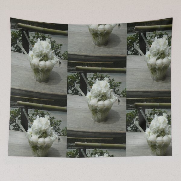 Item preview, Japanese Shaved Ice Dessert Art Print designed and sold by KaleChub.